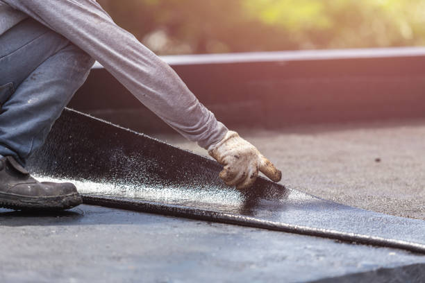 Professional Basement Waterproofing technician working in Raritan, NJ